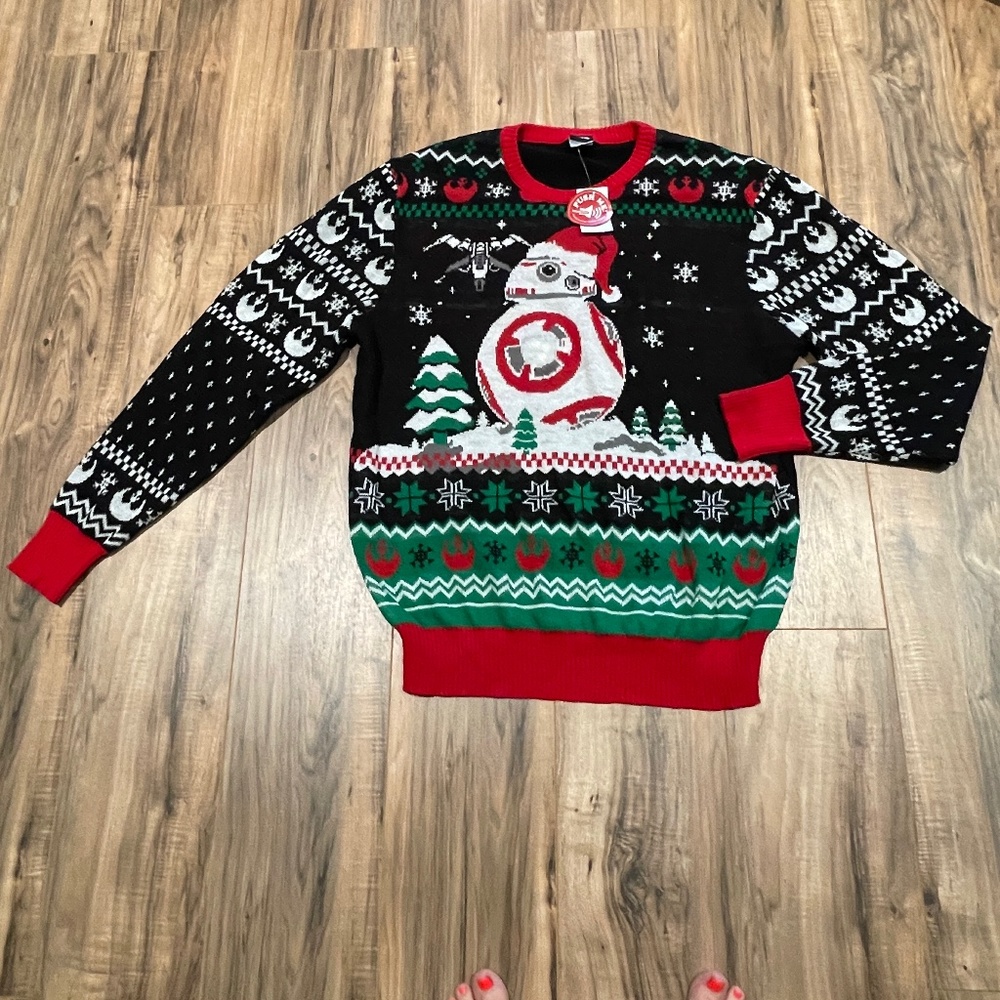 Star Wars Christmas Sweater w/Noise!  XX-Large NWT